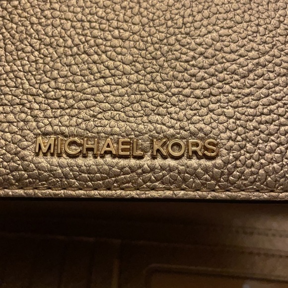 Michael Kors Gold Wallet - Picture 5 of 9